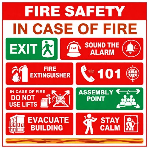 Fire Signage Board
